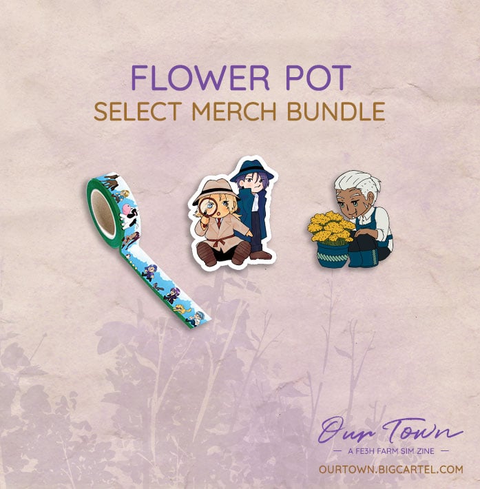 Image of Flower Pot - Merch Bundle