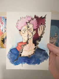 Yuji / Sakuna - Jujutsu Kiasan Fanart Artprint