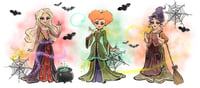 Double Sided Uv Dtf Wrap Sanderson Sisters  Halloween W0874 Hocus Pocus