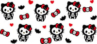 Double Sided Uv Dtf Wrap HK LIttle Skeletons  Halloween  W0876