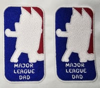 Major League Dad embroidered patch