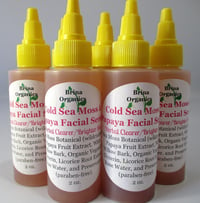 Image 1 of Cold Sea Moss Botanical & Papaya Facial Serum 4oz., Licorice Root Infused, Brina Organics