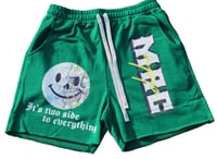 Green 'Skull' Shorts