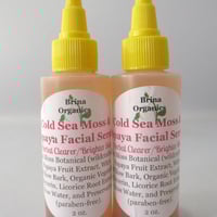 Image 2 of Cold Sea Moss Botanical & Papaya Facial Serum 4oz., Licorice Root Infused, Brina Organics