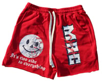 Red 'Skull' Shorts