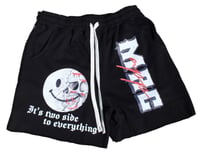 Black 'Skull' Shorts