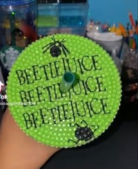 Image 5 of BeetleJuice Rhinestone Tumbler 