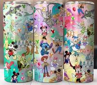 character friends 20oz tumbler