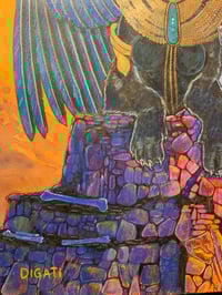 Image 3 of The Sentinel Original Watercolor 