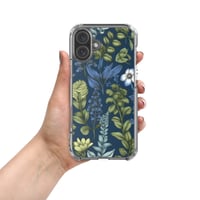 Image 11 of Art Nouveau Inspired Blue Boho Floral Clear Case for iPhone®