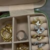 triple butterfly & star girl rings