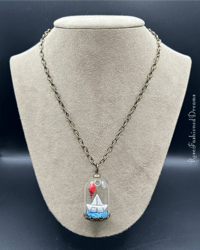 Image 3 of S.S. Georgie Glass Dome Necklace