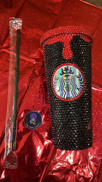 Image 2 of Ghostface Rhinestone Tumbler 