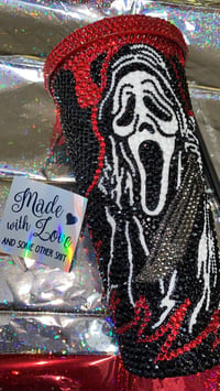 Image 3 of Ghostface Rhinestone Tumbler 