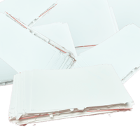 100 random size blank eggshell stickers (UK free shipping)