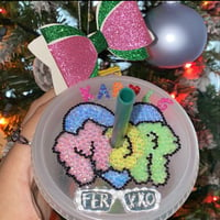 Image 2 of Karol G and Ferxxo rhinestone cold cup 