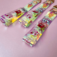 Image 3 of Asian Snacks Holographic PVC Lanyard Keychains