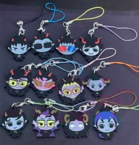 Image 2 of Itty bitty freaks ( 1.3 in acrylic one sided charms )
