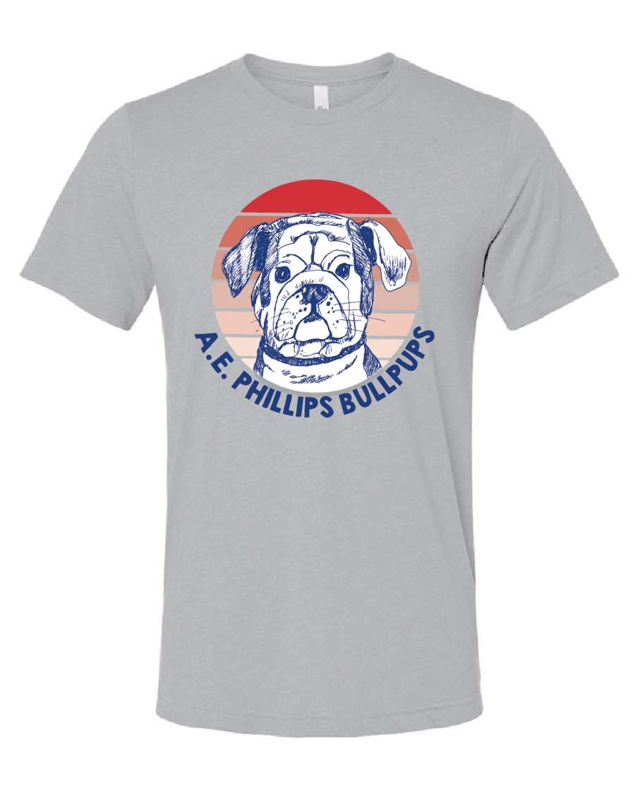 Image of Adult Bullpup GRAY Short Sleeve Tee- Pre order 