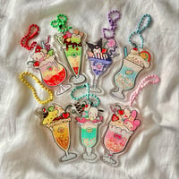 Image 3 of S@nrio Parfait Keychains Set