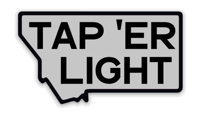 Tap 'er Light MT Grey Sticker 