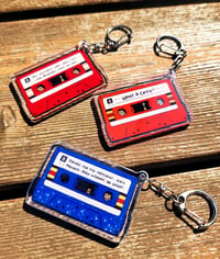 Image 3 of Fall Out Boy Cassette Tape Keychains