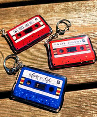 Image 2 of Fall Out Boy Cassette Tape Keychains