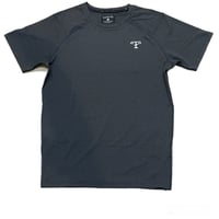 Image 2 of Grey Iconic Fit  Gym SAVAGE dri fit compression workout  shirt