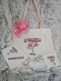 HANDMADE TOTE BAGS WITH MATCHING ACCESSORY POUCHES