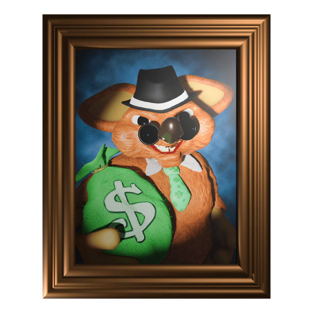 Image of Money Mouse Portrait Print