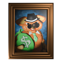 Image 1 of Money Mouse Portrait Print