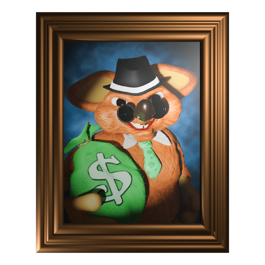 Image of Money Mouse Portrait Print