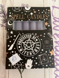 Lilac spell candles 