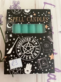 Green spell candles 