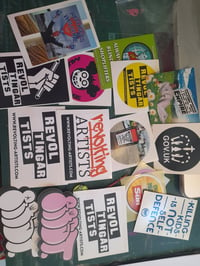 Image 2 of Revolting Artists Sticker Pack