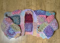 Image 1 of Crop Crochet Cardigan