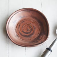 Image 7 of Large Spoon Rest in Copper Metalic Glaze, Cooking Station Dish, Made in USA