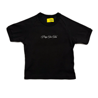 Image 1 of PRAY FOR HER BABY TEE (Black)