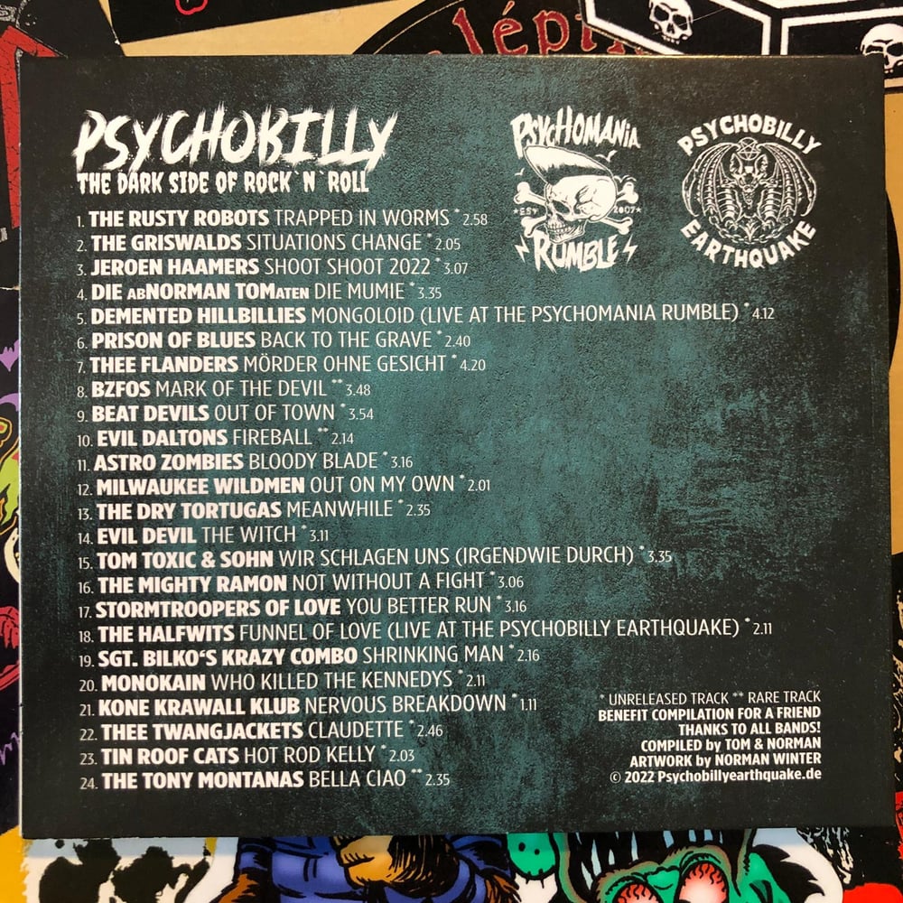 VA PSYCHOBILLY THE DARK SIDE OF ROCK'N'ROLL! (CD)
