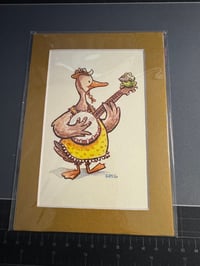 Image 2 of Banjo Duck and Harmonica Frog 5x7