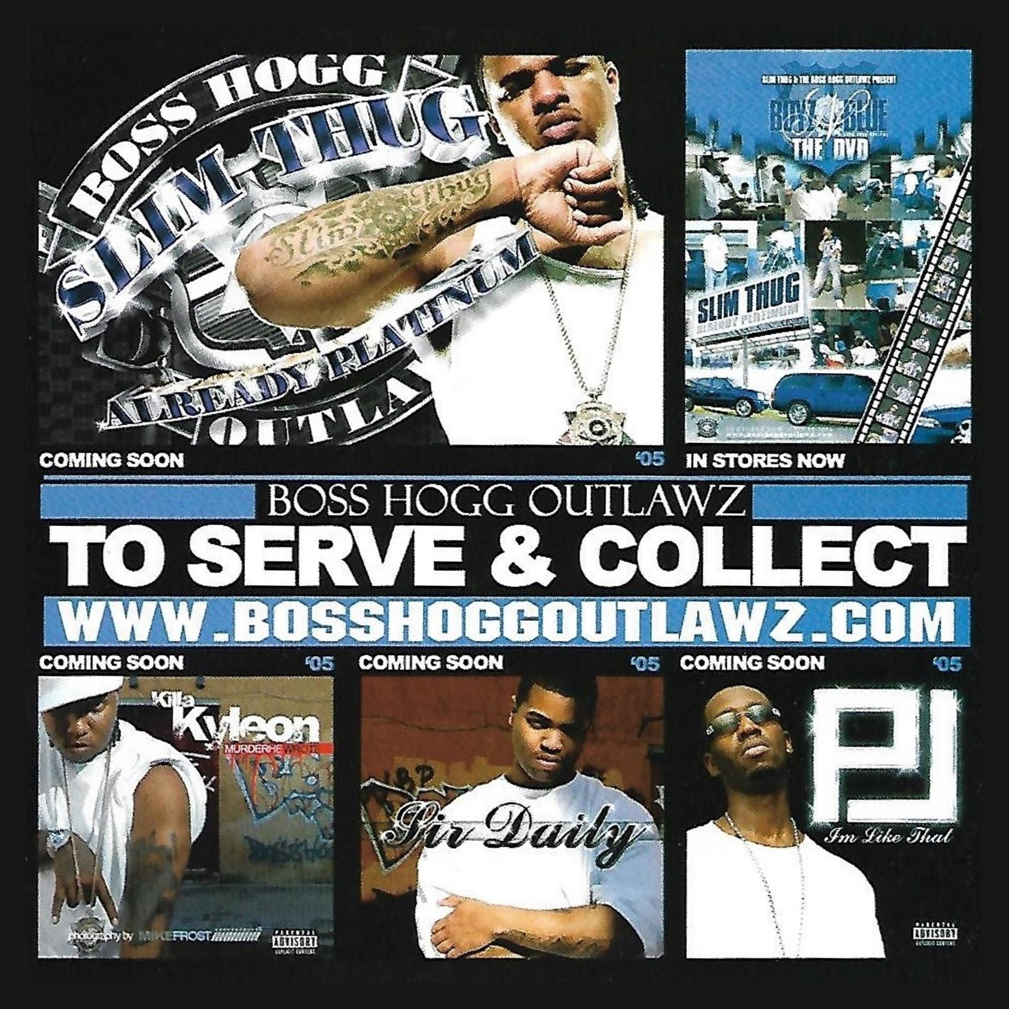 Boss Hogg Outlawz (CD Catalog) Rare Texas MixTapes