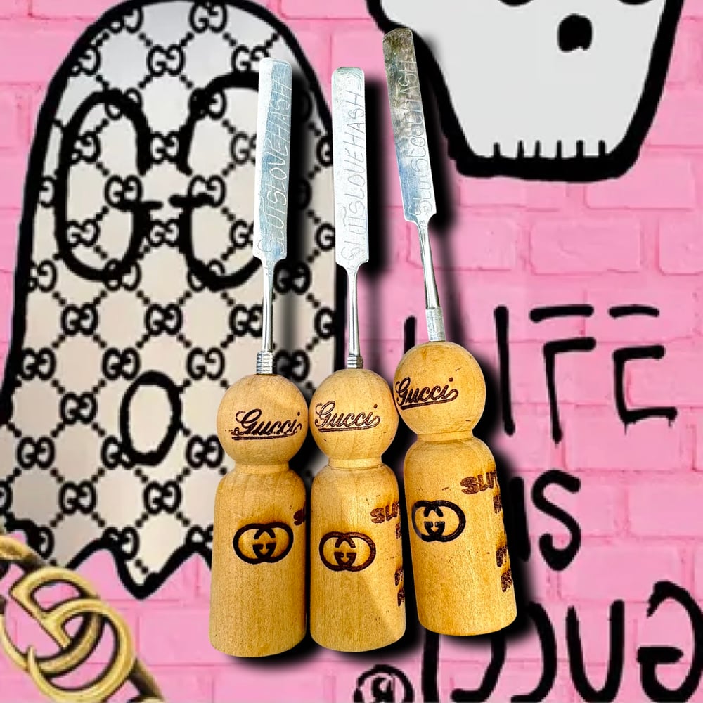 Image of 1/3 Limited Edition Wooden Engraved GG Tools