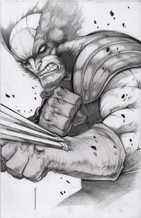 SIGNED WOLVERINE PENCIL ORIGINAL