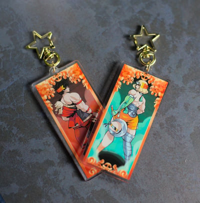 Image of Zagreus and Melinoe (Hades) Acrylic Keychain 