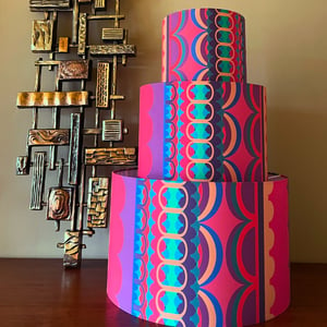 Image of DISC'O' Birthday Lampshade