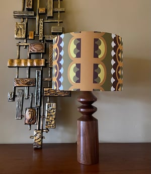 Image of Disc 'O' Ochre Lampshade