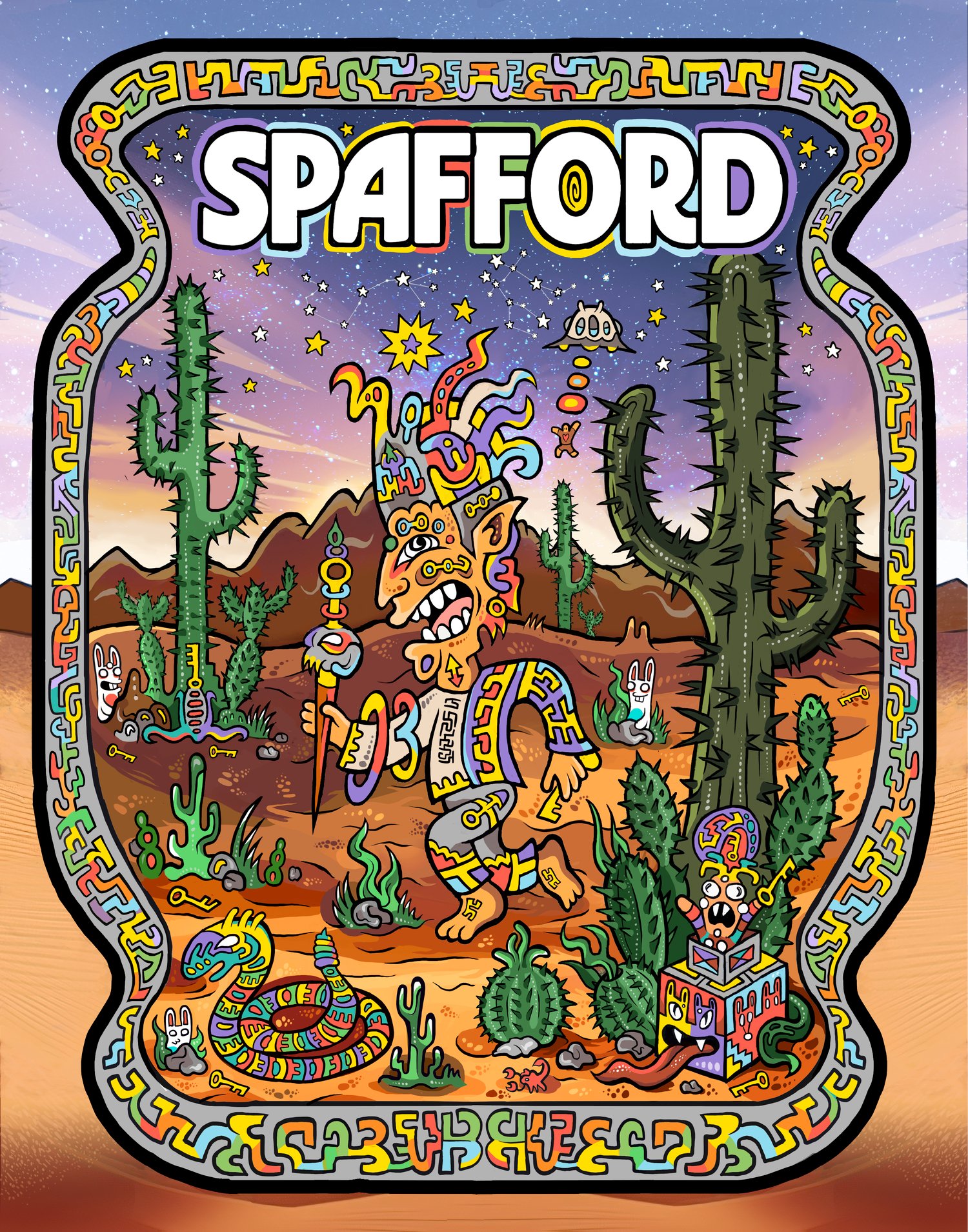 The Mystic Desert Lenticular AR Poster - Nate McClennen