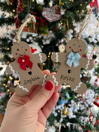 Image 5 of Personalised Gingerbread Man Decoration