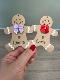 Image 7 of Personalised Gingerbread Man Decoration