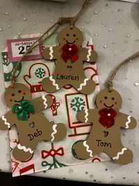 Image 9 of Personalised Gingerbread Man Decoration